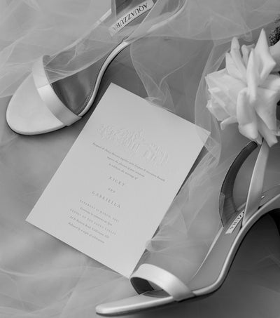 Letterpress Wedding Invitations | Australia | Ivory and Stone