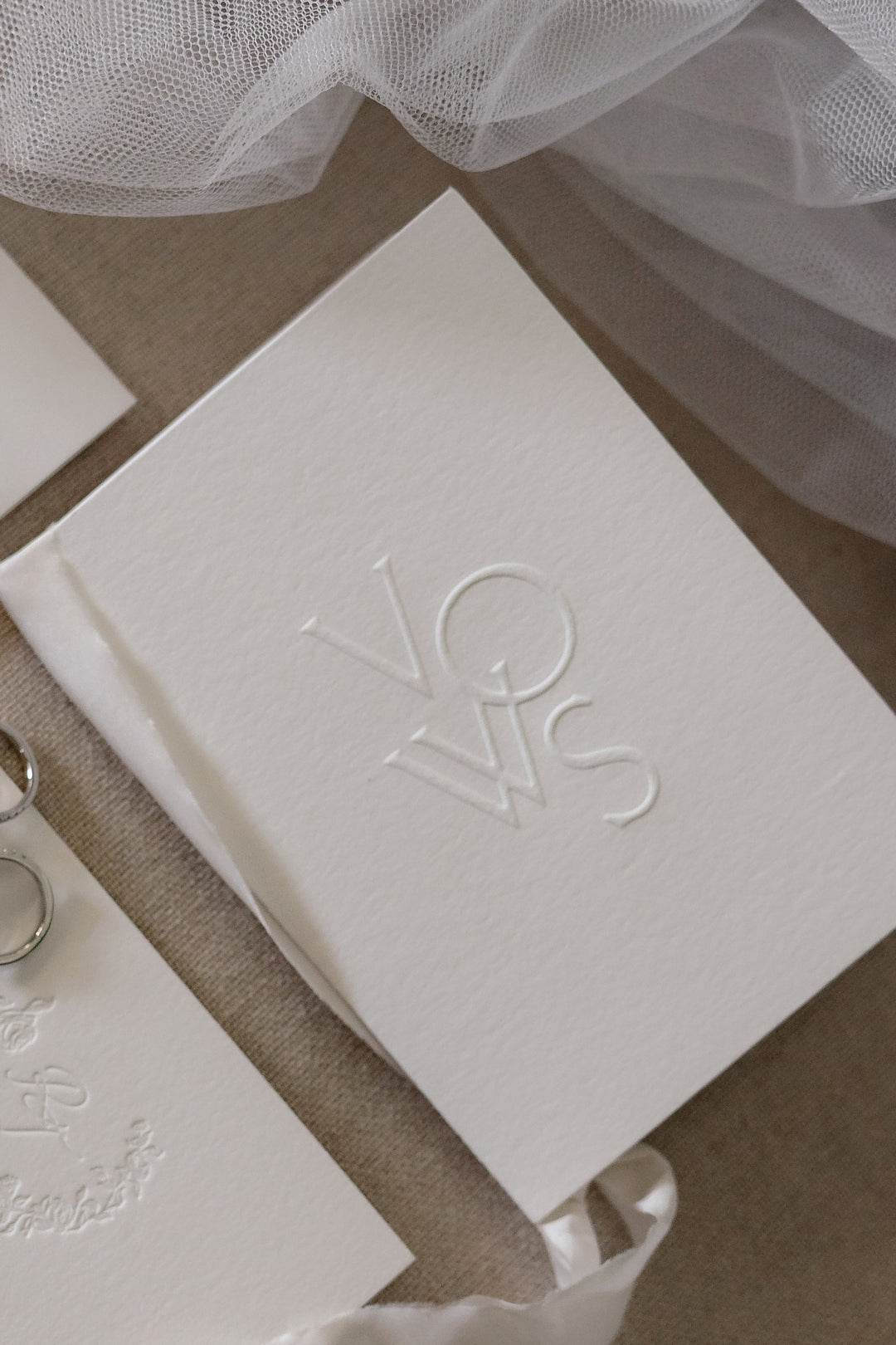Wedding Vow Books set of 2 embossed vow books Australia