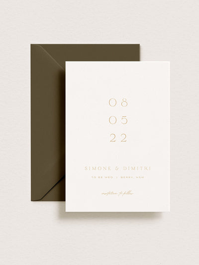 Eden Save the Date Card