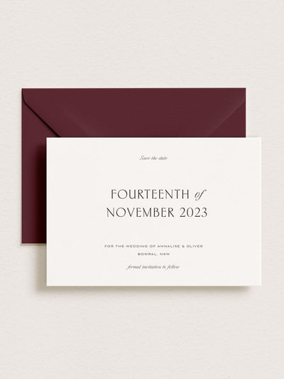 Fable Save the Date Card