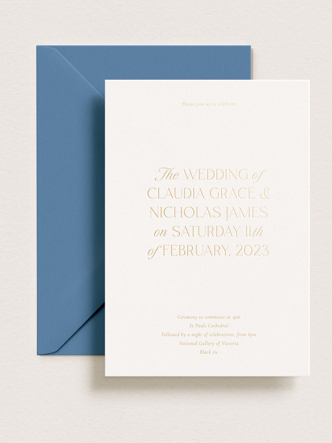 Juliet Wedding Invitation