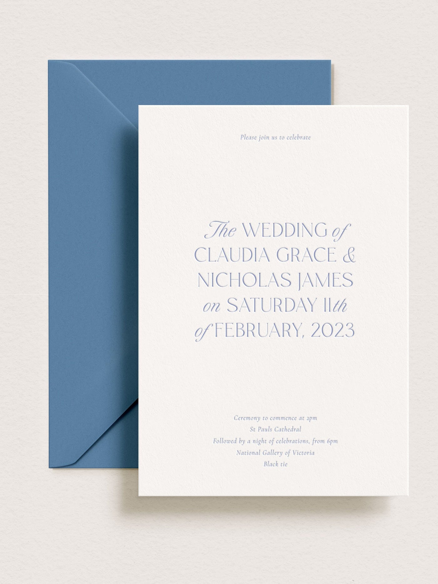 Juliet Wedding Invitation