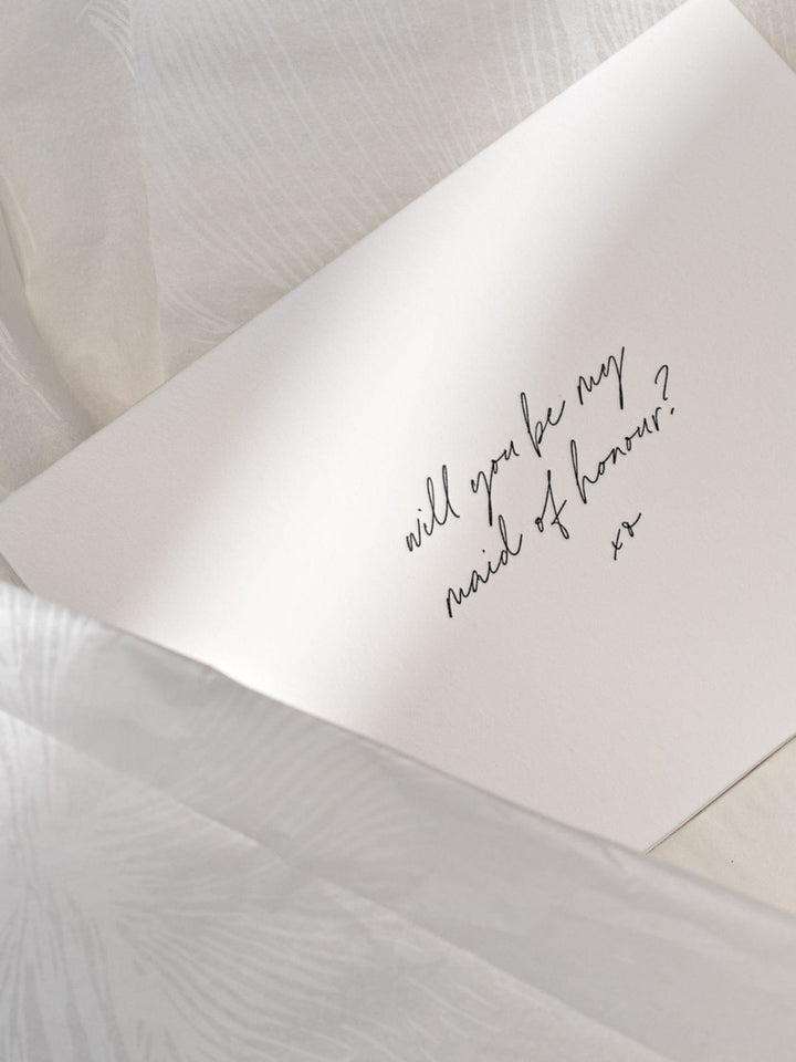 Will You Be My Maid of Honour Card